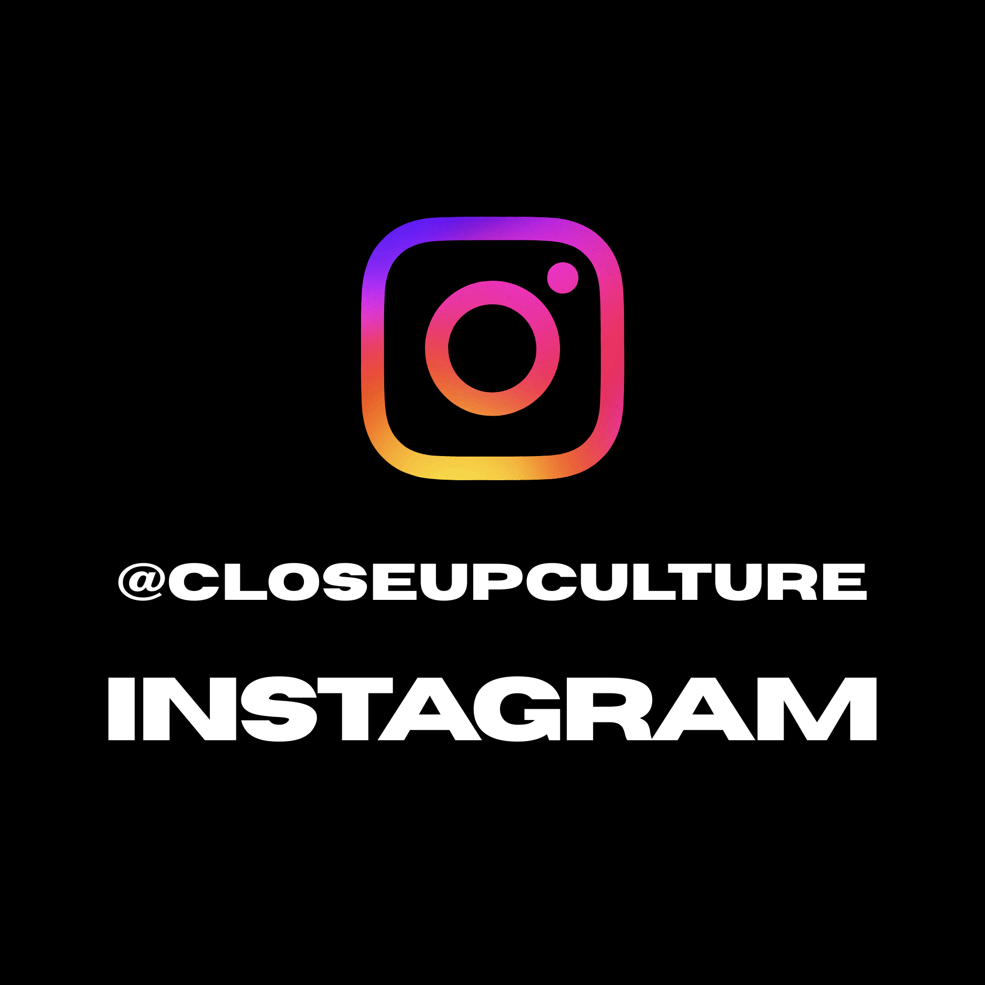 Close-Up Culture on Instagram
